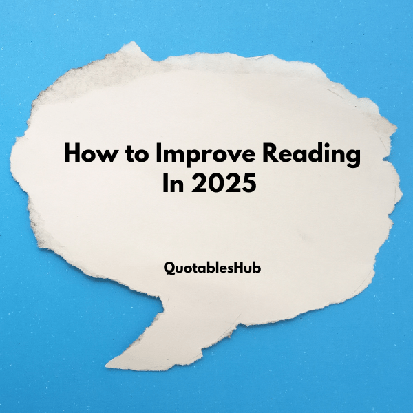 Improve Reading In 2025